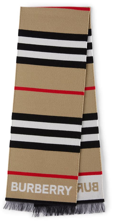 burberry icon stripe scarf